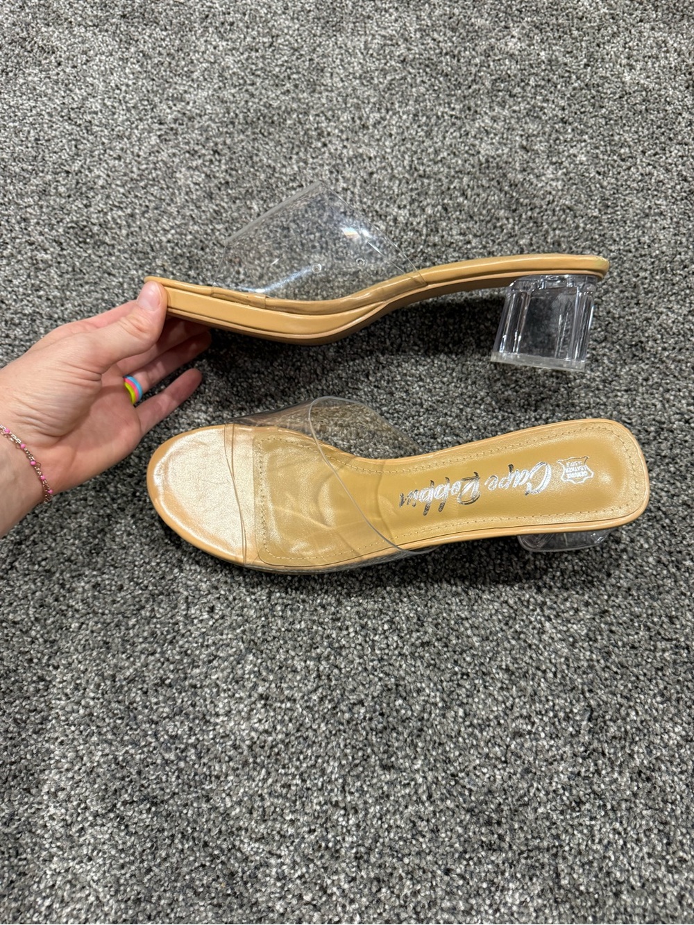 Women’s Clear Heels -Size 9